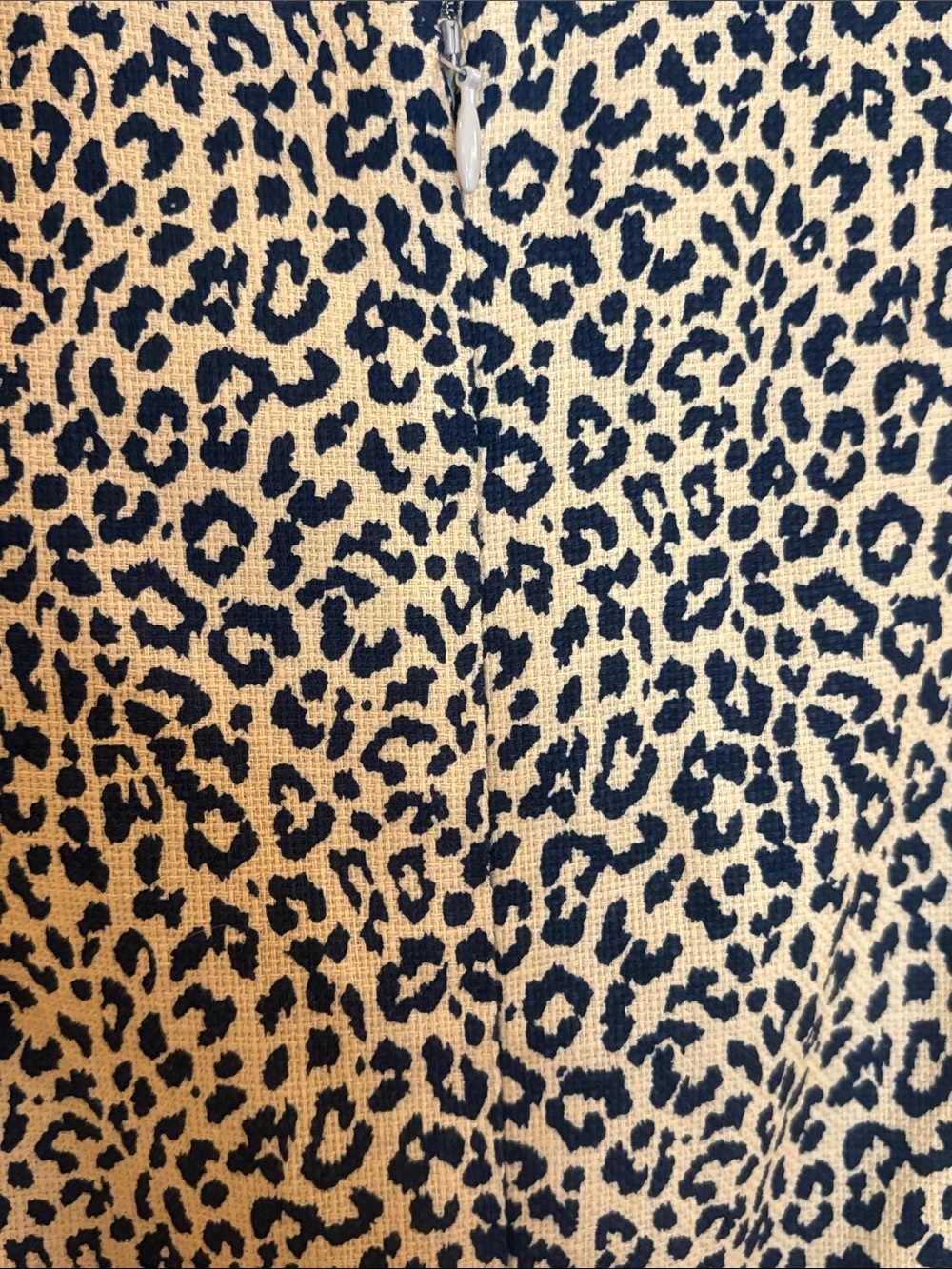 EUC J. Crew Leopard Print Midi Sheath Dress in Tan and Black - Picture 4 of 14